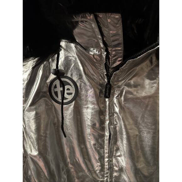 TIPSY ELVES SILVER BULLET ONE PIECE SKI SNOW SUIT Hooded Women's Size Small NEW - Picture 4 of 12